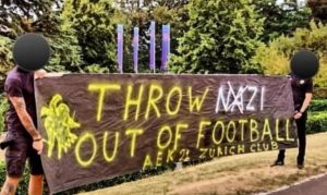 “Izbacite naciste iz fudbala”: Navijači AEK-a protestovali ispred UEFA