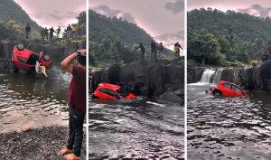 Vriska i panika! Otac i kćerka vozilom upali u rijeku, prisutni skočili u vodu VIDEO