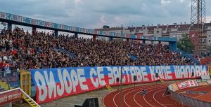 Velika podrška crveno-plavima: Veličanstvena atmosfera na Gradskom stadionu VIDEO