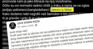 Kažnjen vlasnik picerije u Hrvatskoj: Pisao da “ne zapošljava četnike iz Niša ni crne”