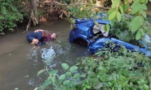Pobjegao i ostavio povrijeđenog putnika: Nađen vozač koji je “hondom” sletio u rijeku