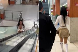 Izbačena iz tržnog centra zbog suknje i dekoltea: Nisam kriva jer imam velike grudi FOTO