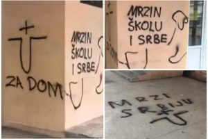 Sramno! U hrvatskom selu Bobota u kojem žive Srbi ispisan ustaški simbol