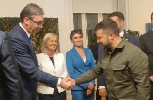 Vučić se susreo sa Zelenskim FOTO