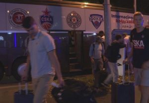 Košarkaši CSKA stigli u Banjaluku VIDEO