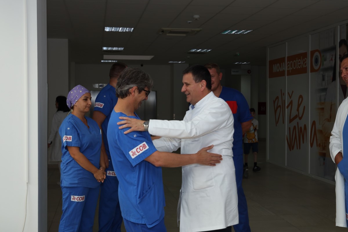 Đajić zadovoljan: Posjeta Gonzalesa dokaz da je UKC na svjetskom nivou FOTO