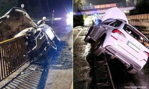 Uznemirujući prizori: Metalna ograda prošla kroz vozilo, vozač poginuo