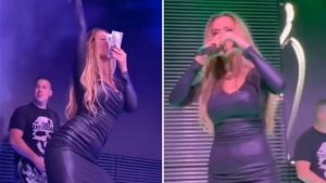 Hit snimak pjevačice: Tea se utegla i na njoj sve “puca”, mazila se po tijelu i ljubila dolare VIDEO