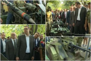 Dan sprskog jedinstva: Vučić i Dodik na prikazu naoružanja i sposobnosti Vojske Srbije u Nišu