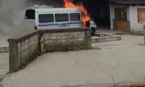 Drama u BiH! Požar na autobuskoj stanici, povrijeđen vozač autobusa FOTO