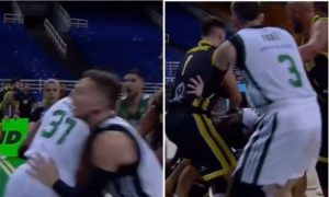 Drama na utakmicu u Grčkoj: Janisov brat nasrnuo na Srbina VIDEO