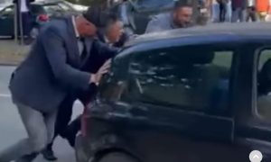 Đajić, Ninković i Topić priskočili ženi u nevolji: “Oooooop, motaj desni” VIDEO