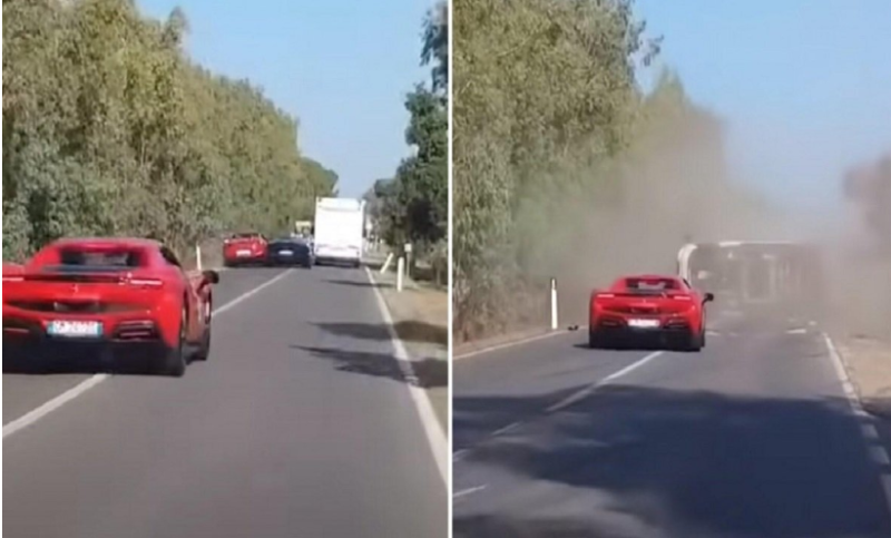 Stravična nesreća! Dvoje ljudi nastradalo u Ferrariju UZNEMIRUJUĆI VIDEO