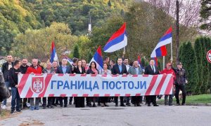 Podrška institucijama Srpske: U Jezeru održan skup “Granica postoji”