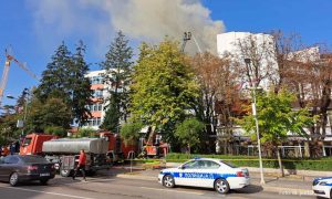 Požar u centru Banjaluke pod kontrolom! Pozlilo i vatrogascima