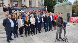 Zajednički nastup opozicije “Srbija protiv nasilja” na izborima: Tepić i Aleksić nosioci republičke liste