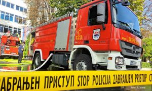 Ugašen požar u zgradi Elektrokrajine: Banjalučki vatrogasci dežuraće cijelu noć