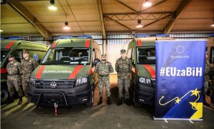 Pomoć EU: Deminerima OSBiH uručena vozila vrijedna deset miliona evra