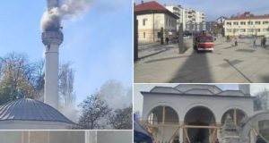 Podmetnut požar na džamiji: Policija uhapsila jednu osobu
