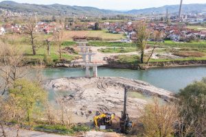 Zbog izgradnje mosta: Izmjena saobraćaja u Ulici braće Pišteljića