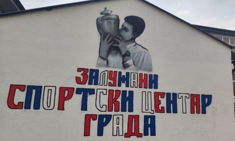 Motivacija i uzor đacima: Novak Đoković dobio mural na zidu škole u Zalužanima FOTO