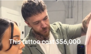Cifra od koje se vrti: Pogledajte kako izgleda tetovaža od 52.000 evra VIDEO