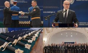 Uručeni mačevi i sablje: Vučević nagradio više od 100 oficira vojske Srbije