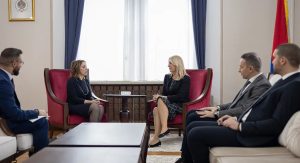 Cvijanovićeva sa grčkim ambasadorom: Ogroman prostor za unapređenje privrednih veza