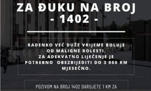 Humanost ponovo na ispitu: Telefone u ruke – za Đuku na broj 1402