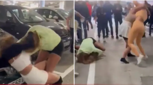 Brutalan obračun! Tuča djevojaka u parking garaži, klinci snimaju i navijaju VIDEO