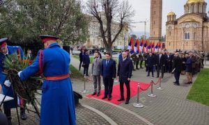 Obilježavanje 105 godina od ulaska srpske vojske u Banjaluku: Položeni vijenci na spomeniku banu Milosavljeviću