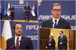 Vučić sa Hristodulidisom: Srbija i Kipar poštuju teritorijalni integritet obje zemlje
