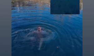 Kupanje u Vrbasu “kad mu vrijeme nije”: Banjalučani se odvažili usred decembra VIDEO