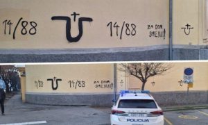 Policija na terenu! Ustaški i nacistički simboli osvanuli na pravoslavnoj crkvi