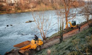 Počeli radovi na obali Vrbasa: Banjaluka dobija šetalište i vodocrpilište u Srpskim toplicama