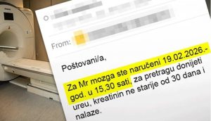 “Ostala sam u šoku”: Žena dobila termin za snimanje mozga 2026. godine