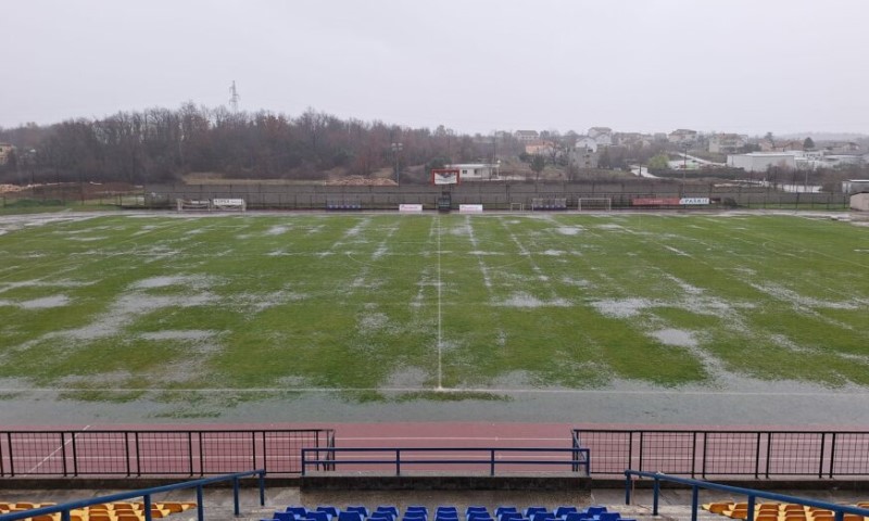 Teren pod vodom: Odgođena utakmica Širokog Brijega i Željezničara
