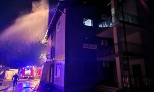 Vatrogasci iz Laktaša svjedočili: Kuća izgorjela, crtež Svetog Save netaknut FOTO/VIDEO