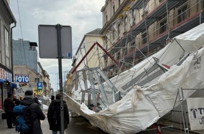 Sumnja se da je jedna osoba zatrpana: Srušila se skela u centru Zagreba FOTO/VIDEO