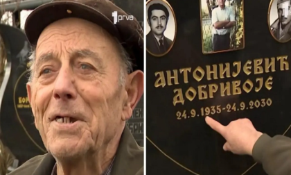 Uklesao datum smrti iako je još živ: Djed (88) sam sebi digao spomenik VIDEO