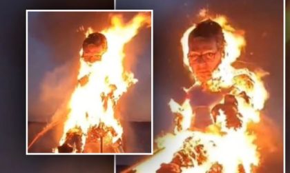 Skandal u Hrvatskoj: Spalili lutke sa likom Vučića i Putina VIDEO
