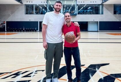 Jusuf Nurkić ugostio Banjalučanina Roberta Dacešina: “Zemljak moj” FOTO