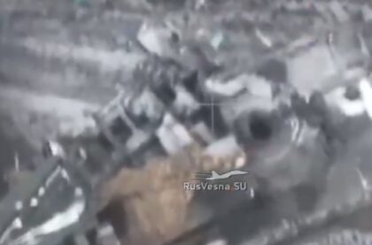 Dronovi u akciji: Rusi uništili prvo vozilo iz SAD kod Avdejevke VIDEO