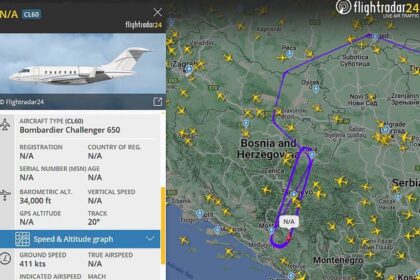 Iznad BiH kruži jedan od najsofisticiranijih američkih špijunskih aviona: Može da prikupi informacije i iz Srbije?
