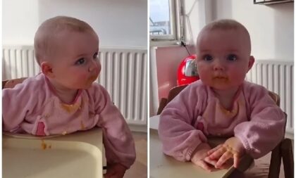 Reakcija nasmijala milione: Pogledajte šta je uradila beba kada je vidjela očevog brata blizanca VIDEO