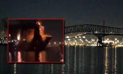 U rijeci završilo sedam ljudi i nekoliko automobila: Ovo je trenutak udara broda u most VIDEO