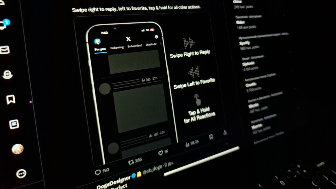 ‘Iks’ mreža uskoro u novom ruhu: Nestaju opcije za “lajkovanje” i komentarisanje objava korisnika FOTO