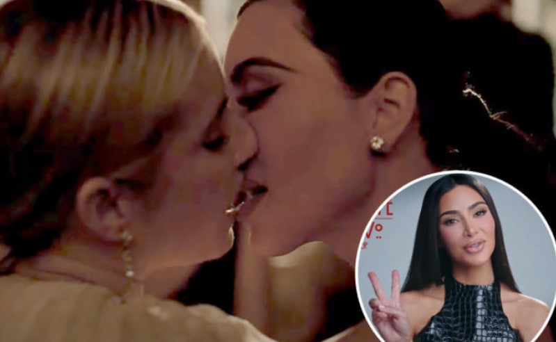 Pao sočan poljubac: Kim Kardašijan i Ema Roberts šokirale fanove