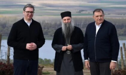 Vučić sa patrijarhom Porfirijem i Dodikom: Jedan od najznačajnihjih sastanaka FOTO