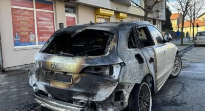 Izgorio automobil u Bijeljini: Materijalna šteta velika